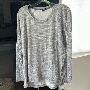 Champion Lounge long Sleeved Top L gray marl